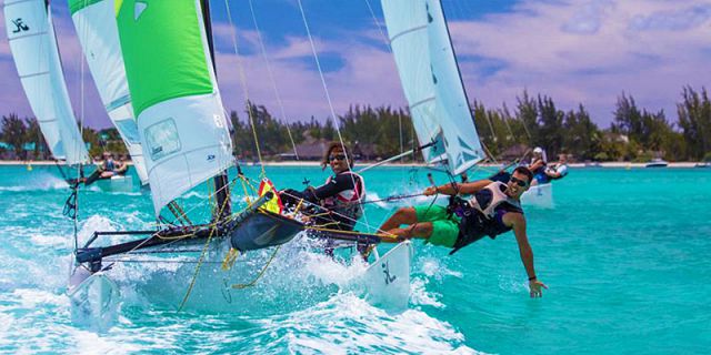 Windsurfing beginners lesson at mont choisy (2)